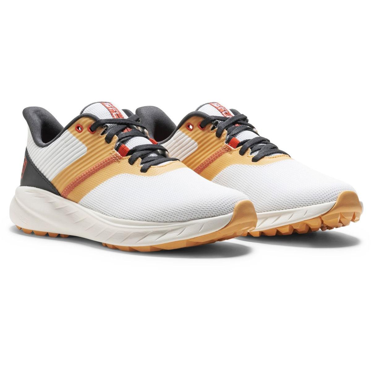 FootJoy Flex, White, Pink, Orange, letní dámské golfové boty