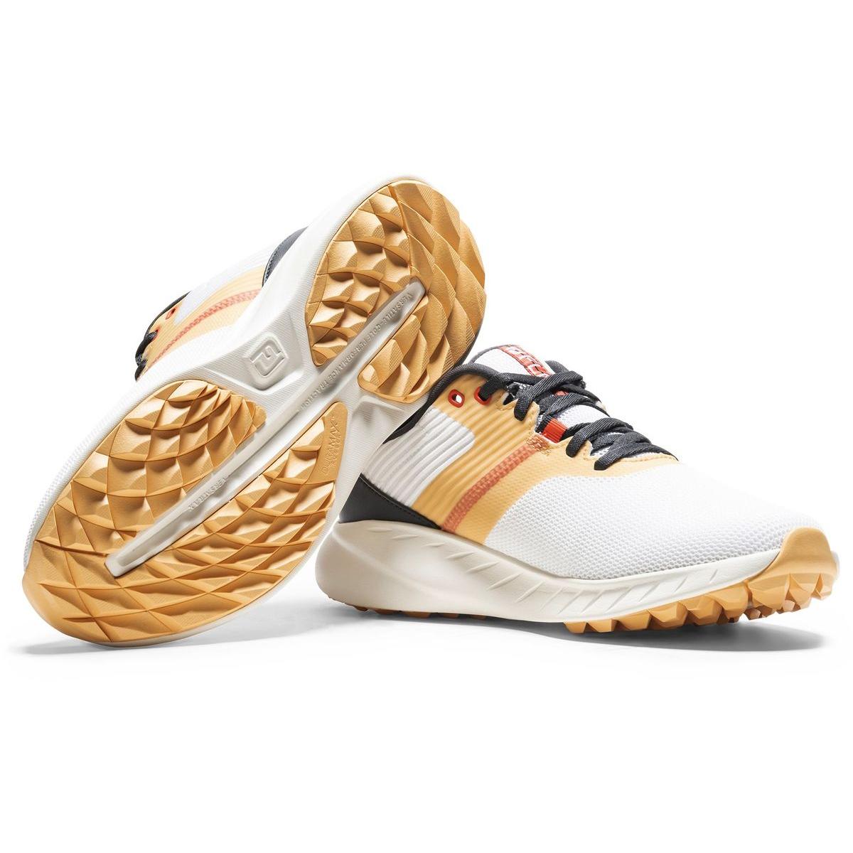 FootJoy Flex, White, Pink, Orange, letní dámské golfové boty