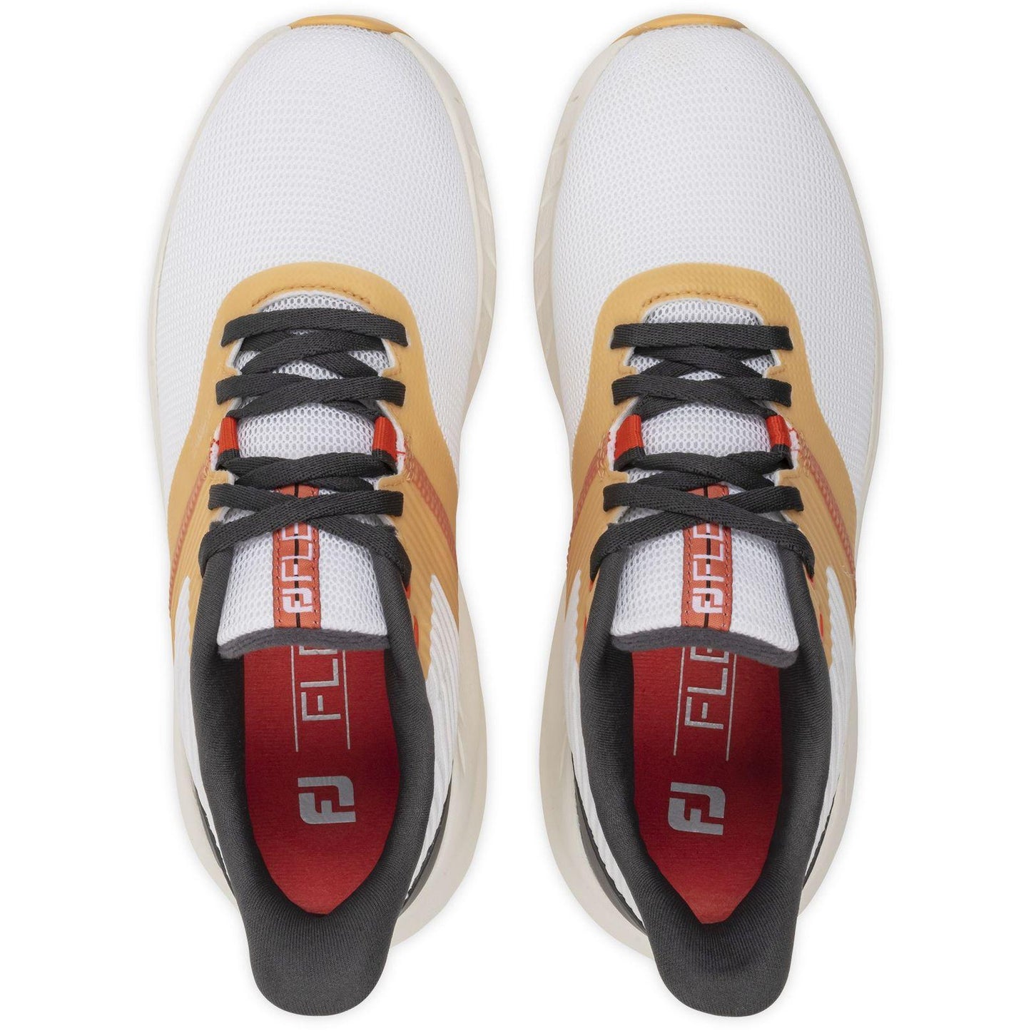 FootJoy Flex, White, Pink, Orange, letní dámské golfové boty