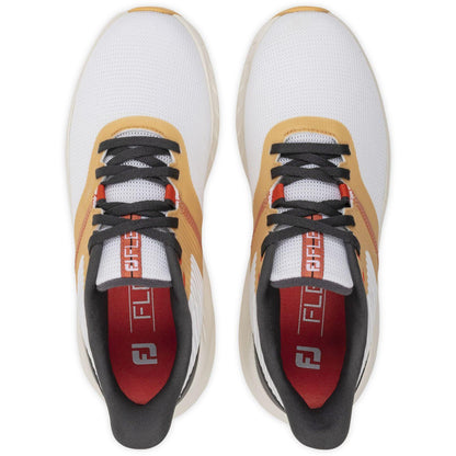 FootJoy Flex, White, Pink, Orange, letní dámské golfové boty