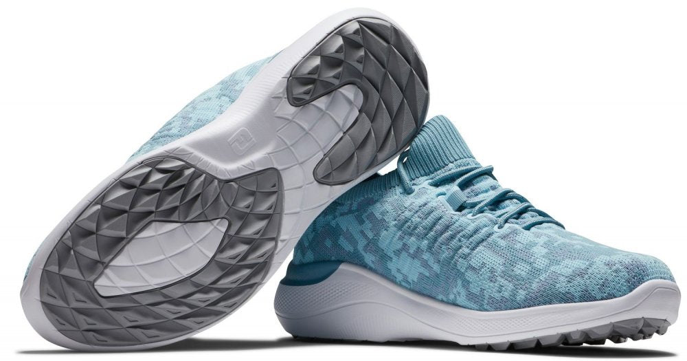 FootJoy Flex XP, Blue Camo, golfové boty pro ženy
