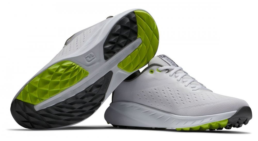 FootJoy Flex XP, White, Black, Lime, bez spikové