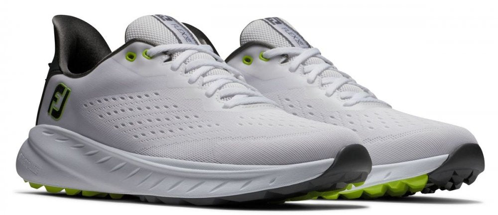 FootJoy Flex XP, White, Black, Lime, bez spikové