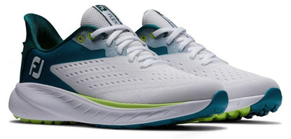 FootJoy Flex XP, White, Teal, Lime, bez spikové
