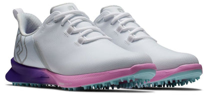 FootJoy Fuel Sport, White, Purple, Pink, bez spikové