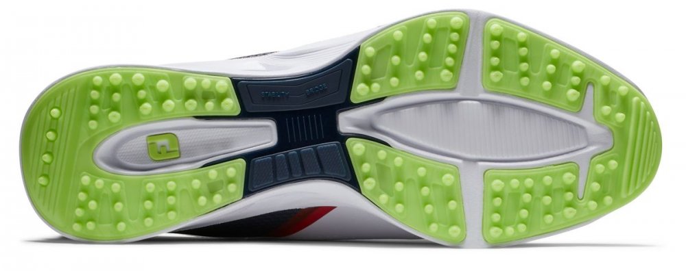 FootJoy Fuel, White, Navy, Lime, bez spikové