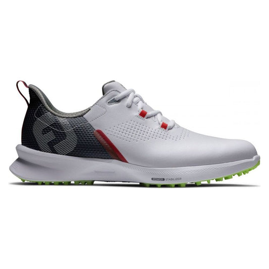 FootJoy Fuel, White, Navy, Lime, bez spikové