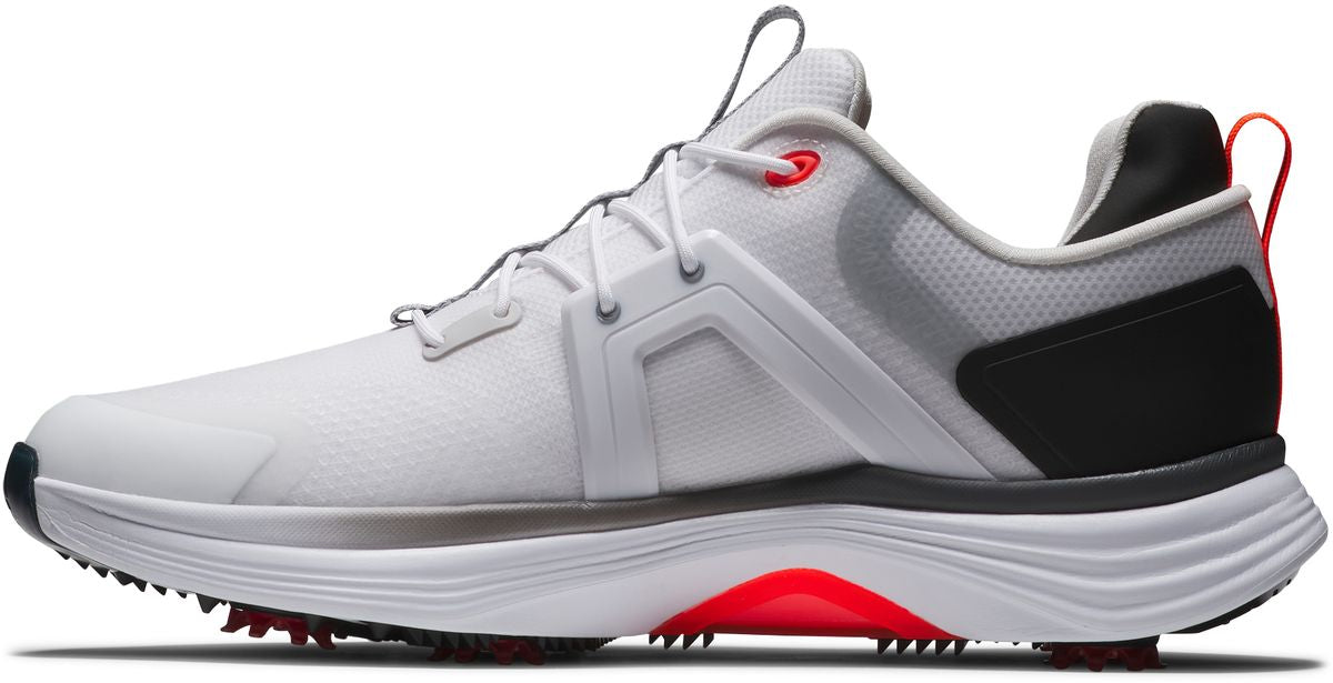 FootJoy Hyperflex, White, Black, Red, golfové boty pro může