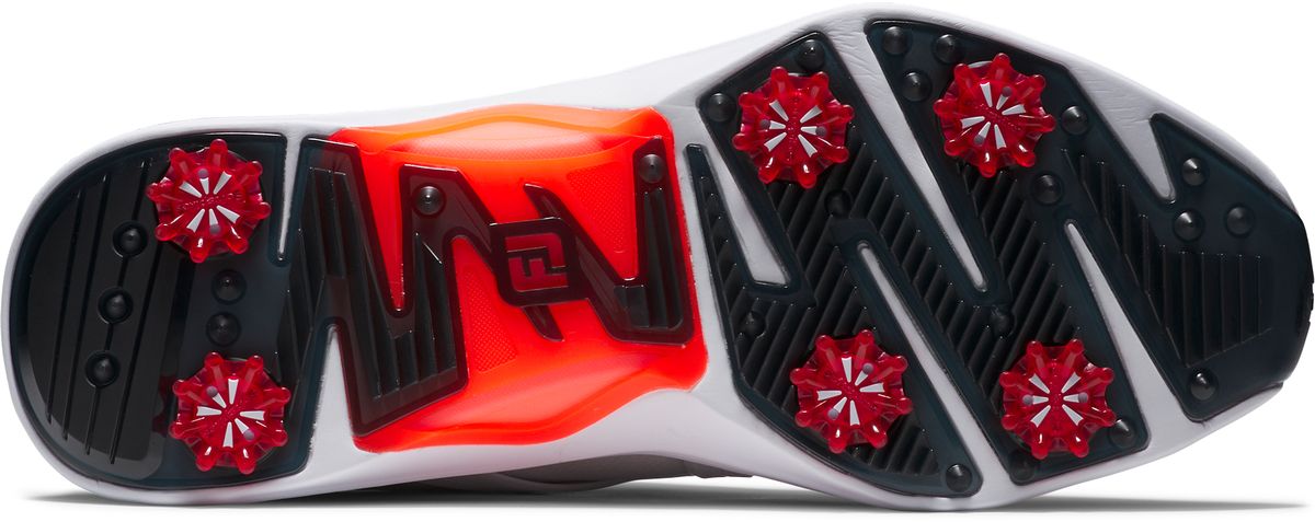 FootJoy Hyperflex, White, Black, Red, golfové boty pro může
