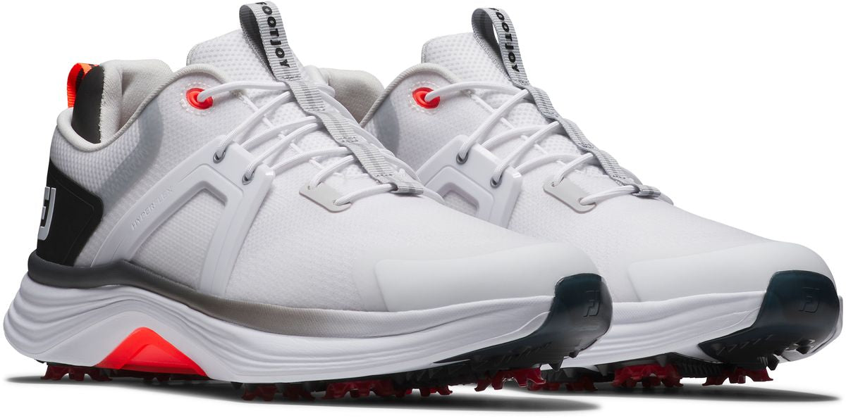 FootJoy Hyperflex, White, Black, Red, golfové boty pro může