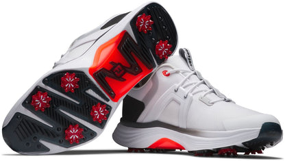 FootJoy Hyperflex, White, Black, Red, golfové boty pro může
