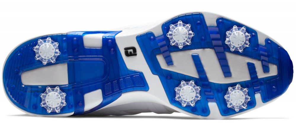 FootJoy Hyperflex, White, White, Grey, se spiky
