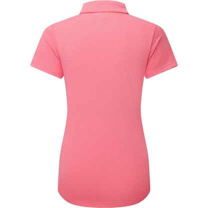 FootJoy Jacquard Shirt, Pink, dámské golfové tričko