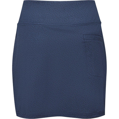 FootJoy Knit Skort, Navy Animal Print, dámská golfová sukně
