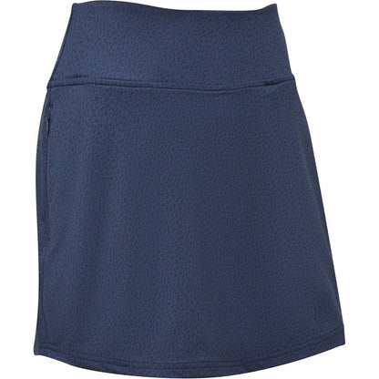 FootJoy Knit Skort, Navy Animal Print, dámská golfová sukně