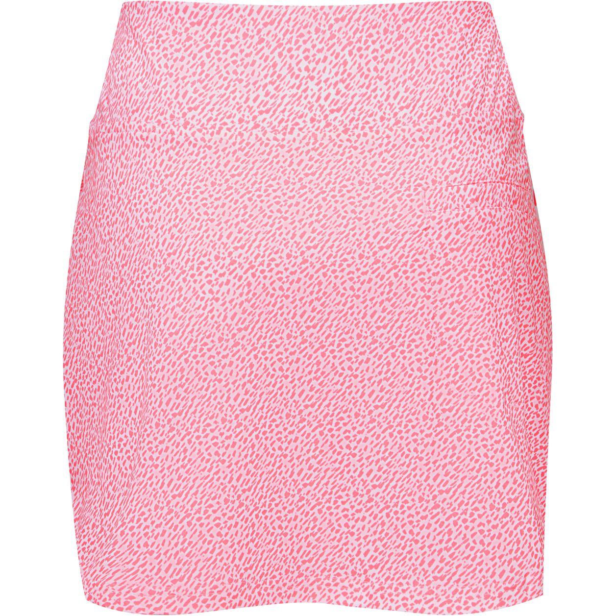 FootJoy Knit Skort, Pink Animal Print, dámská golfová sukně