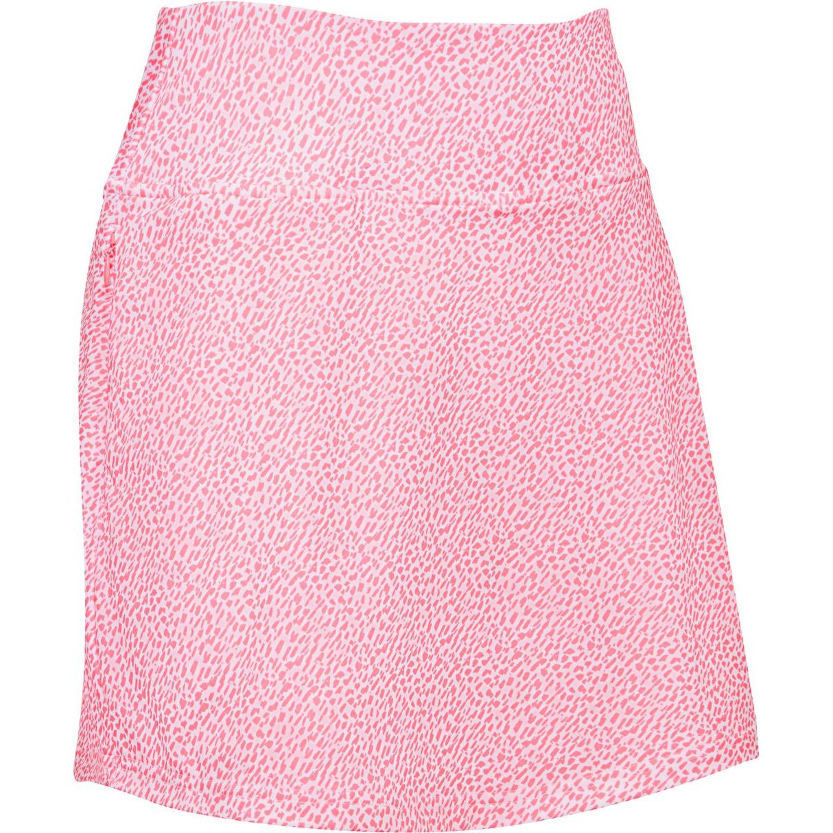FootJoy Knit Skort, Pink Animal Print, dámská golfová sukně
