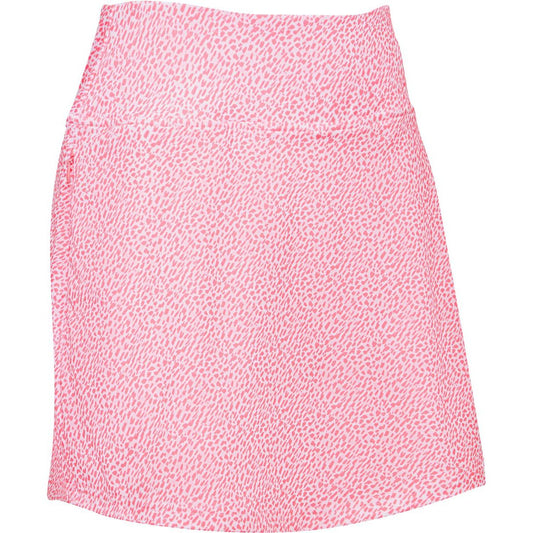 FootJoy Knit Skort, Pink Animal Print, dámská golfová sukně