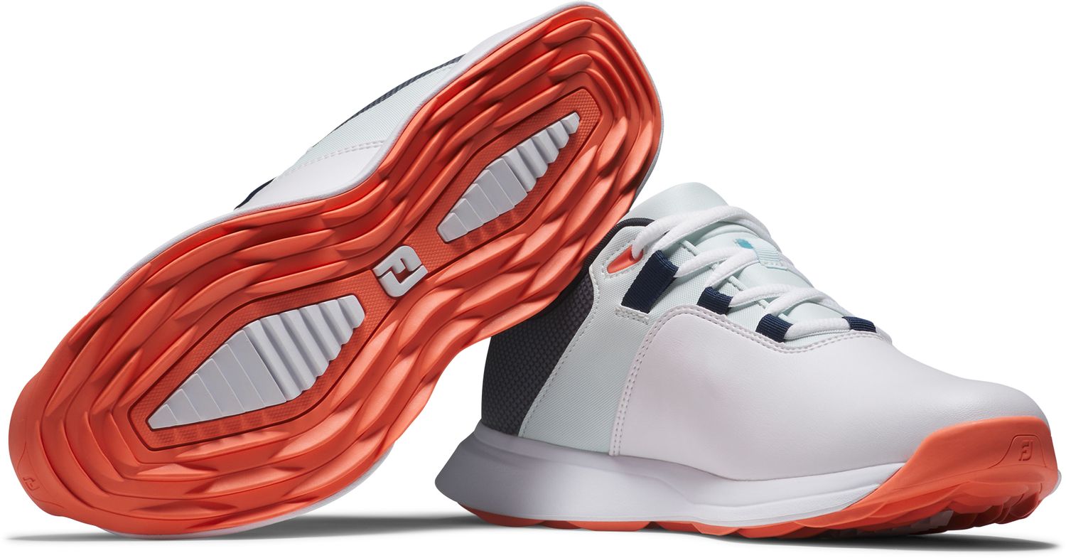 FootJoy PRO Lite, White, Blue, Coral