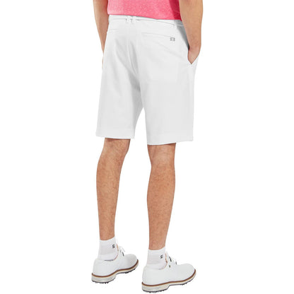 FootJoy Performance Tapered Fit, White, pánské golfové kraťasy
