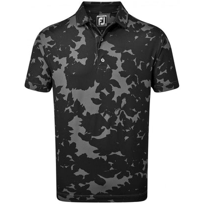 FootJoy Pique Camo Floral Print, Black FootJoy