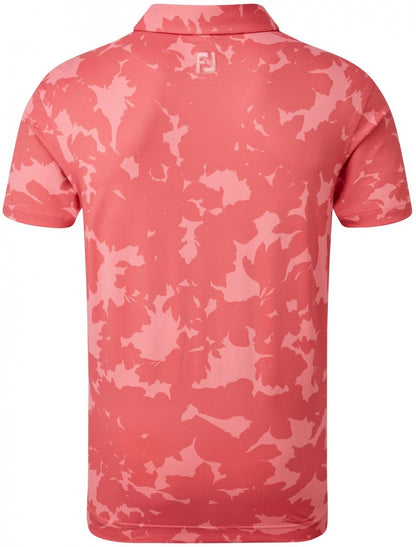 FootJoy Pique Camo Floral Print, Cape Red FootJoy