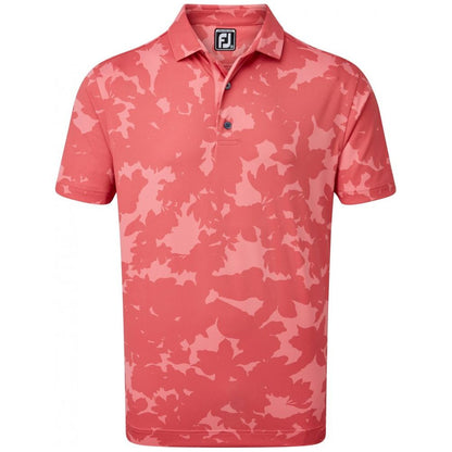FootJoy Pique Camo Floral Print, Cape Red FootJoy