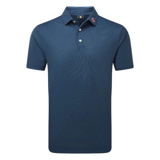 FootJoy Pique Solid, tmavě modré pánské golfové tričko
