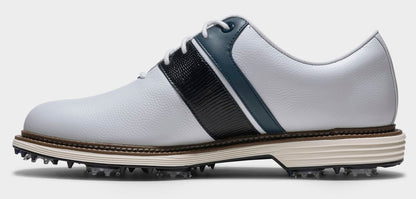 FootJoy Premiere Packard, White, Navy, luxusní pánské golfové boty