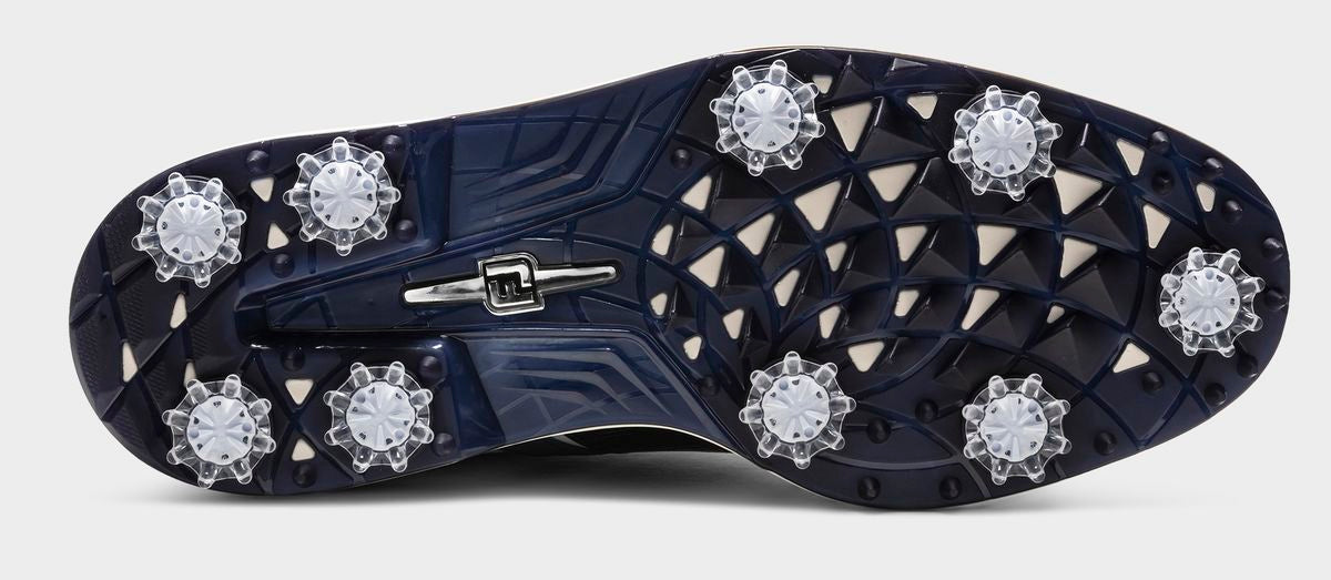 FootJoy Premiere Packard, White, Navy, luxusní pánské golfové boty