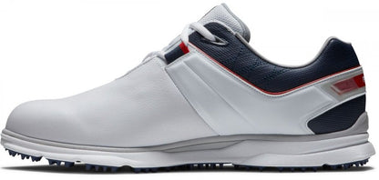 FootJoy Pro SL, White, Navy, Red, golfové boty pro muže
