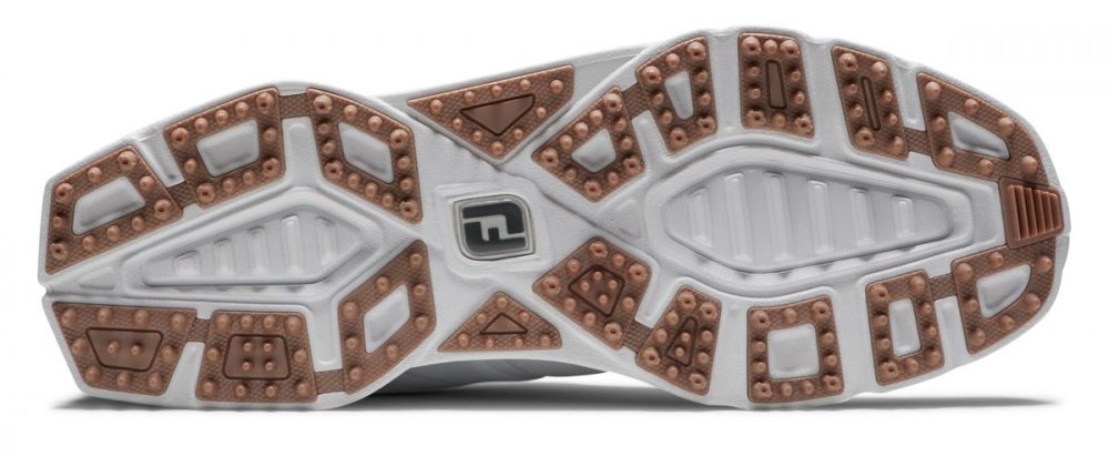 FootJoy Pro SL, White, Rose, Gold, golfové boty pro ženy