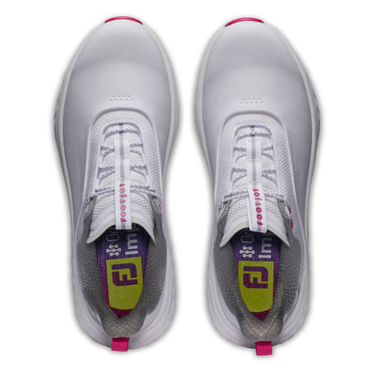 FootJoy Quantum, White, Blue, Pink, dámské golfové boty