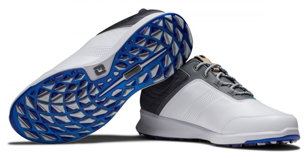 FootJoy Stratos, White, Charcoal, Bluejay, bez spikové FootJoy