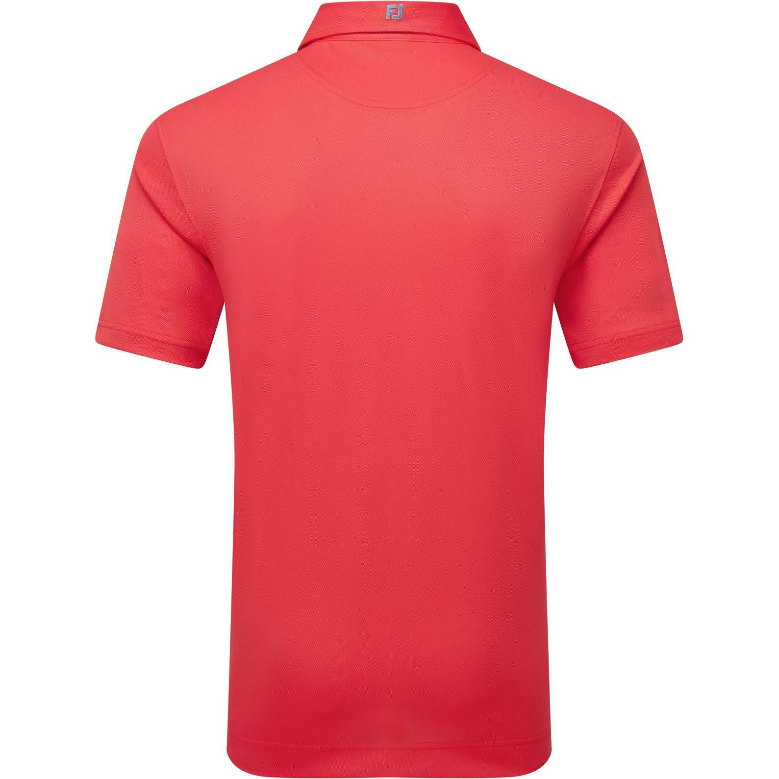 FootJoy Stretch Pique Solid Riverbank, pánské golfové tričko