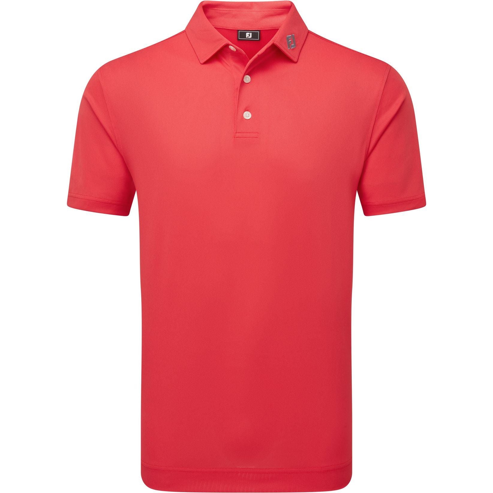 FootJoy Stretch Pique Solid Riverbank, pánské golfové tričko