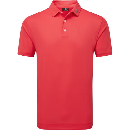 FootJoy Stretch Pique Solid Riverbank, pánské golfové tričko