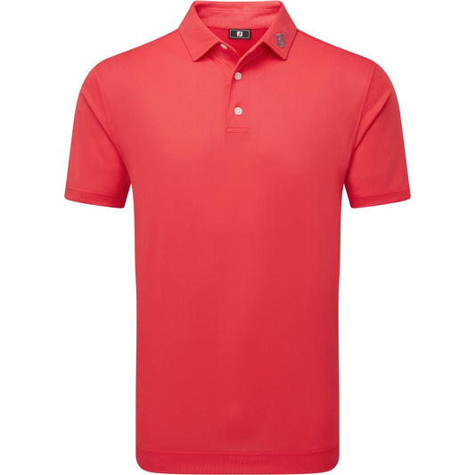 FootJoy Stretch Pique Solid Riverbank, pánské golfové tričko