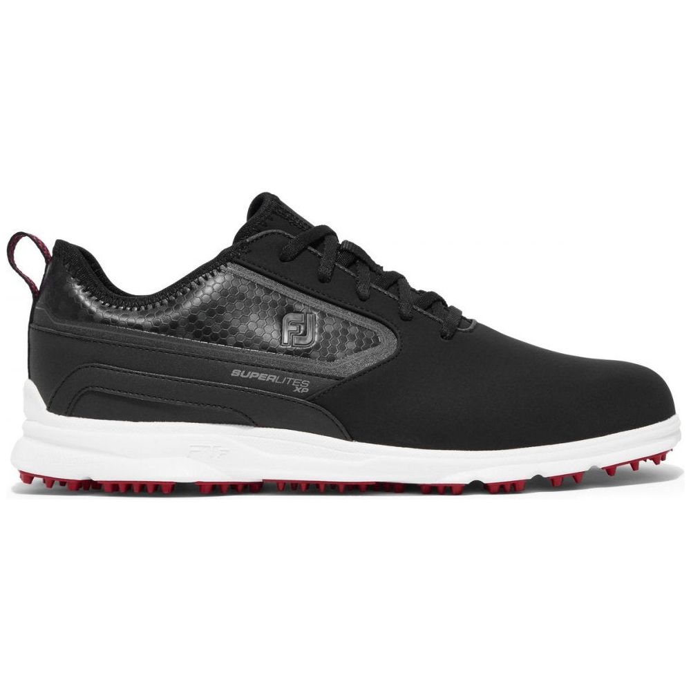 FootJoy SuperLites XP, Black, White, Red, golfové boty pro muže
