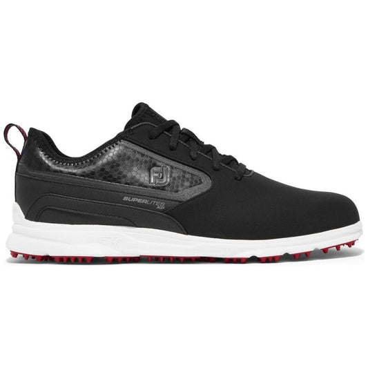 FootJoy SuperLites XP, Black, White, Red, golfové boty pro muže