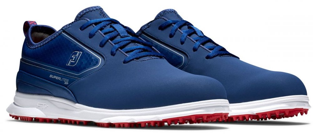 FootJoy SuperLites XP, Navy, Red, golfové boty pro muže
