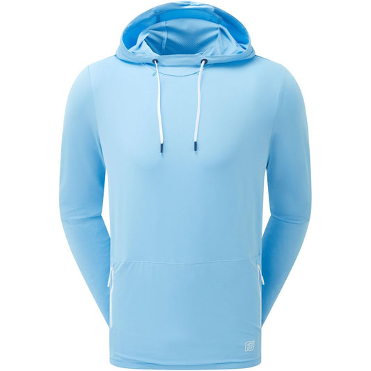 FootJoy Temposeries Hoodie, Blue Reef, pánská golfová mikina s kapucí