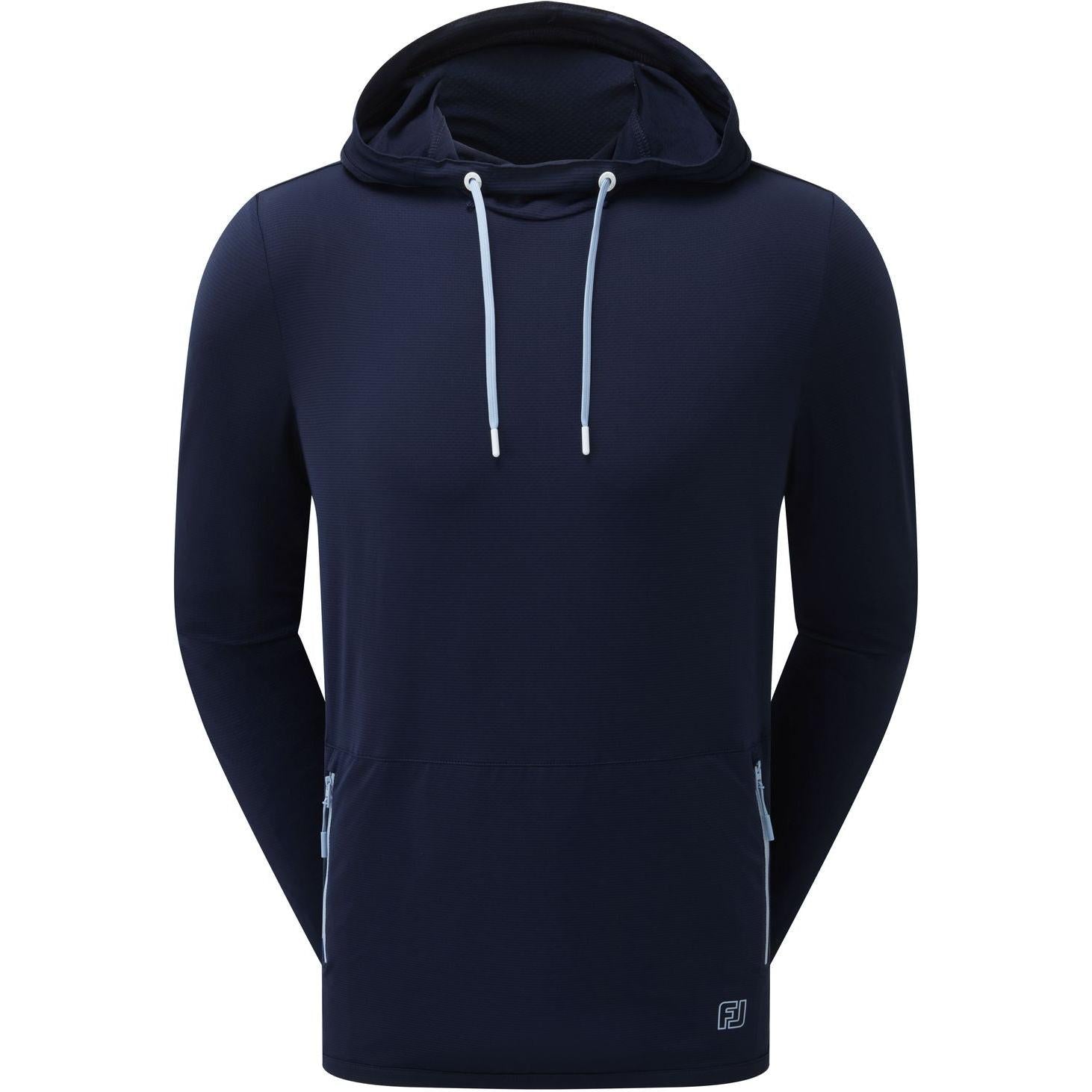 FootJoy Temposeries Hoodie, Navy, pánská golfová mikina s kapucí