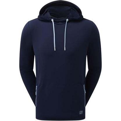 FootJoy Temposeries Hoodie, Navy, pánská golfová mikina s kapucí