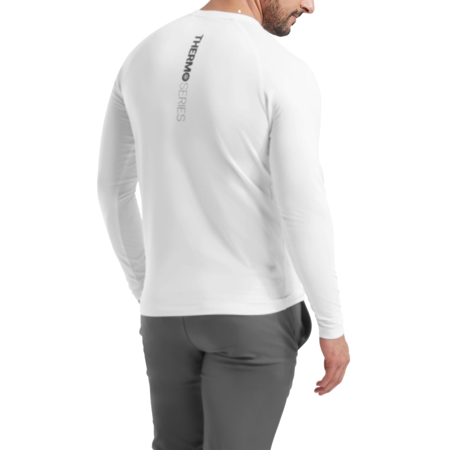 FootJoy ThermoSeries Fleece Baselayer, White, pánské termo tričko