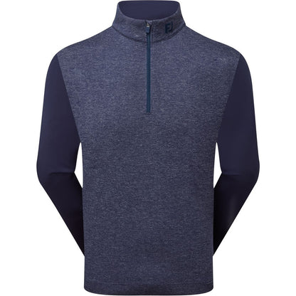 FootJoy Tonal Heather Chill Out, Navy, pánská golfová mikina