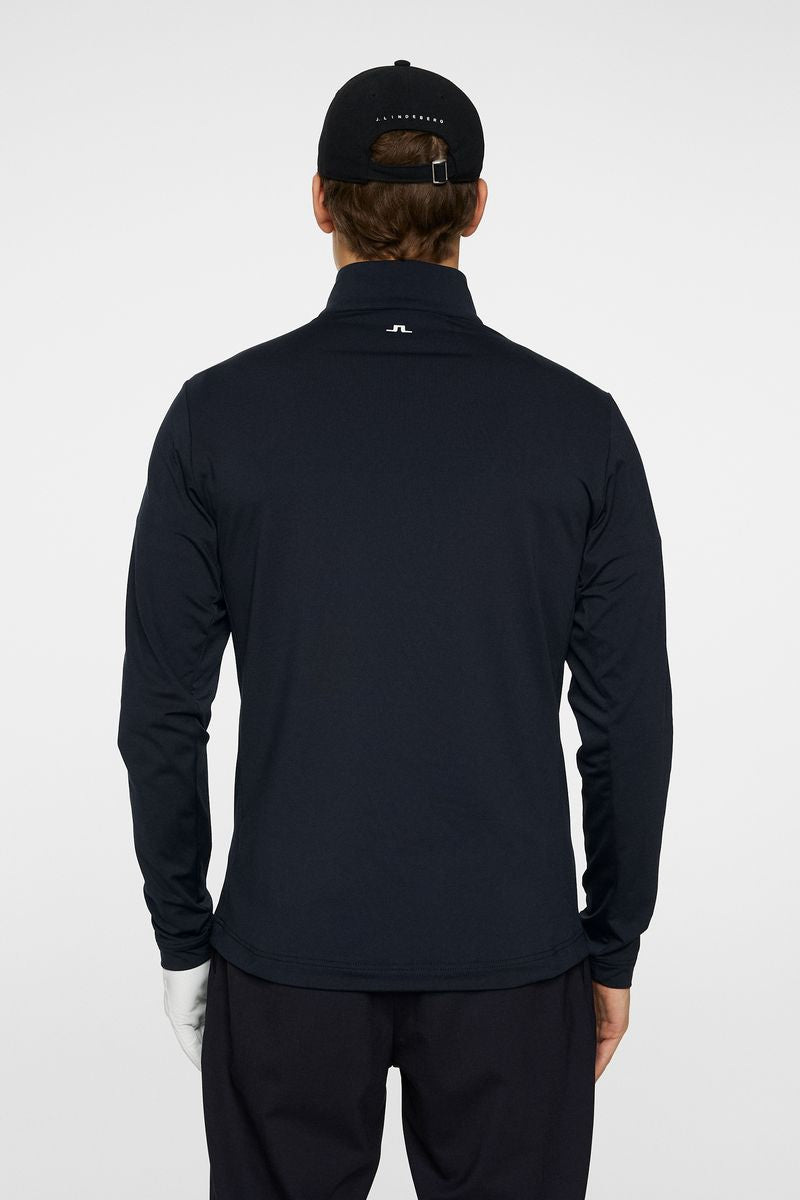 J.Lindeberg Tour Tech Mid Layer, JL Navy, pánská golfová mikina