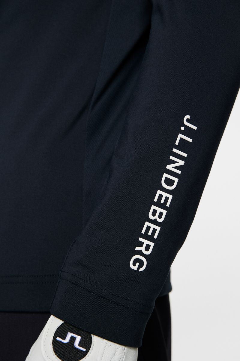 J.Lindeberg Tour Tech Mid Layer, JL Navy, pánská golfová mikina