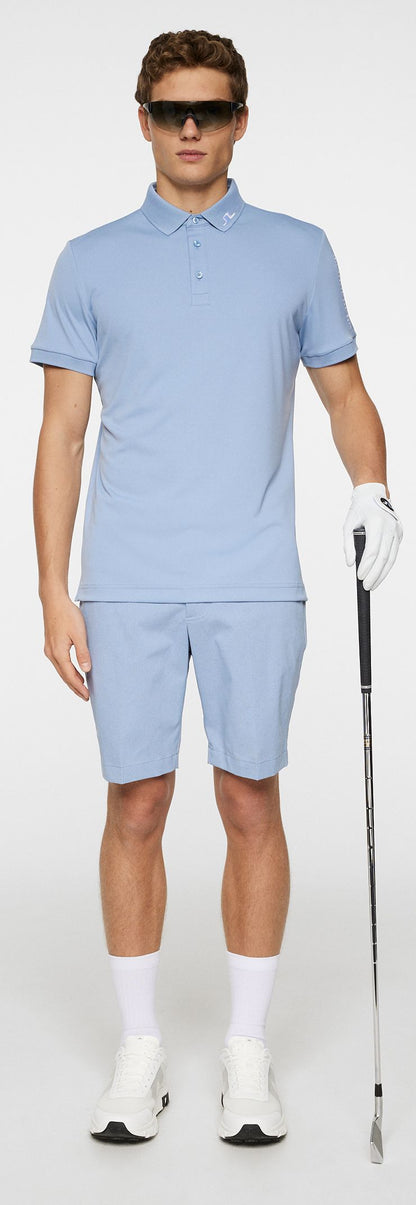 J.Lindeberg Tour Tech Slim Fit Polo, Rain Washed, pánské golfové tričko