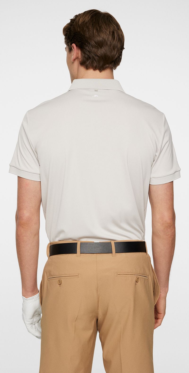 J.Lindeberg Tour Tech Slim Fit Polo, Moonbeam, L, pánské golfové tričko